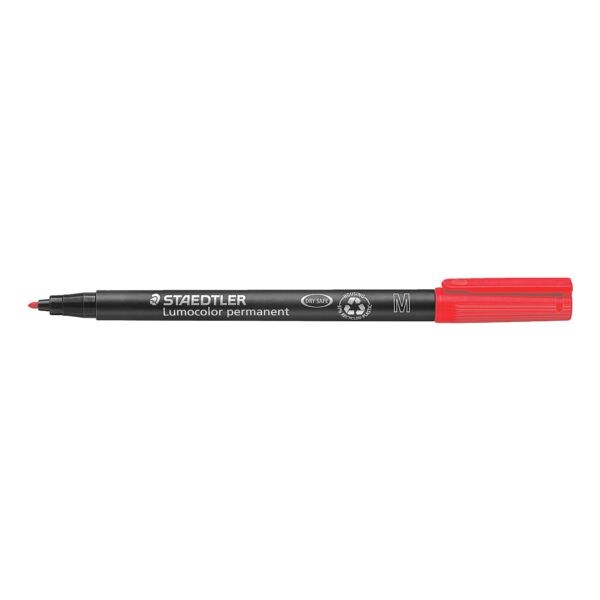 STAEDTLER Universele pen permanent-marker Lumocolor permanent - ronde punt, Lijndikte 1,0 mm (M)