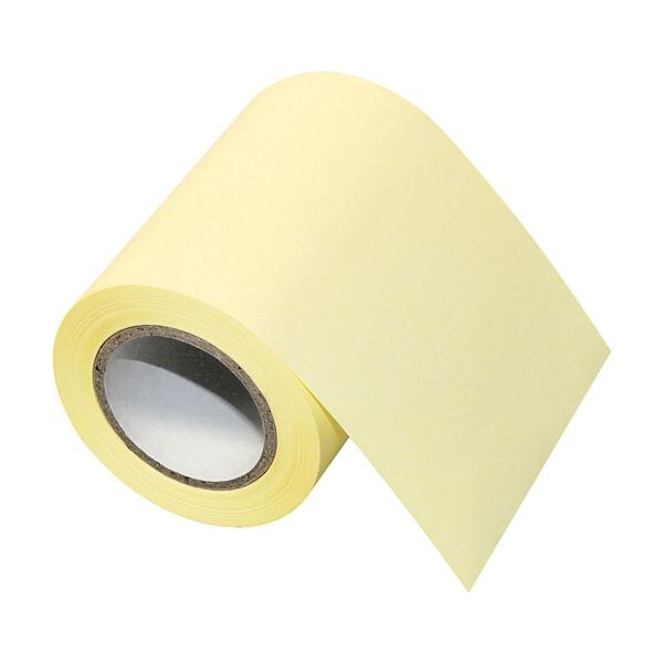 inFO Herkleefbare notes Roll Notes 60 mm x 10 m, pastelgeel, rol, individueel af te snijden