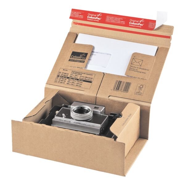 Colompac Pakket-verzenddoos 23,0/16,6/9,0 cm - 10 stuks
