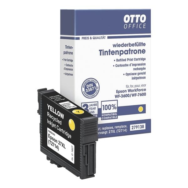 OTTO Office Inktpatroon vervangt Epson T2714 XL geel