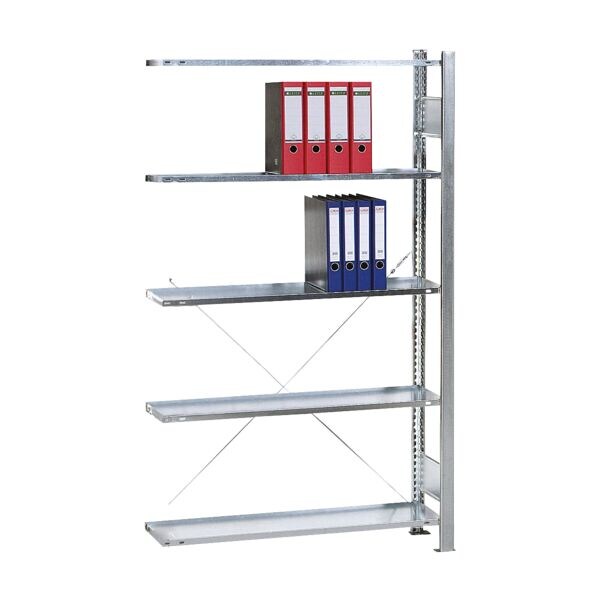 SCHULTE Lagertechnik Open aanbouwkast �Steekrek Multiplus 5 OH�, dubbele diepte