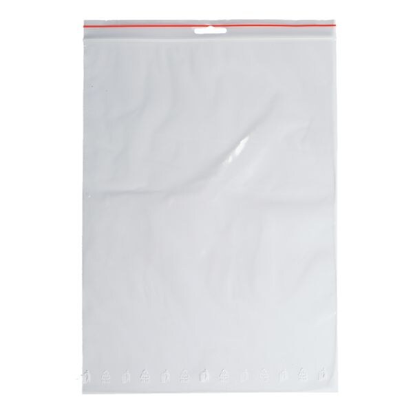 Wbv 1000 plastic gripzakjes met druksluiting 230x320 mm 50 mic