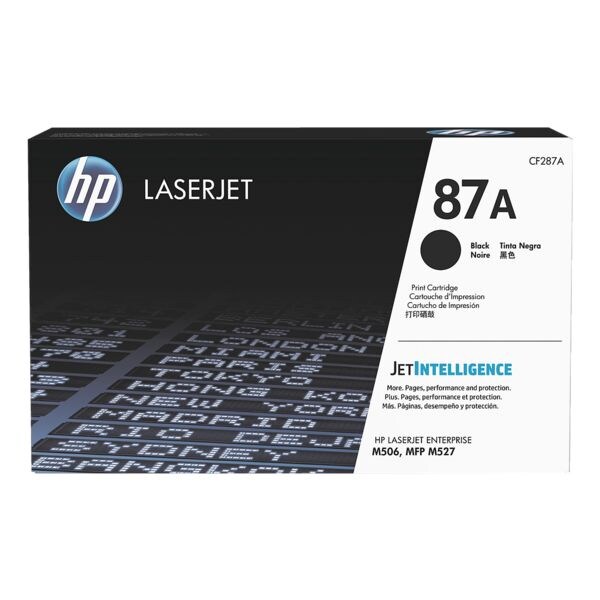 HP Printcassette »HP CF287A« HP 87A zwart LaserJet