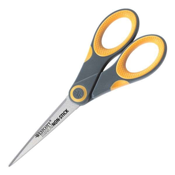 Westcott Kleefstof afstotende universele schaar »Titanium non-stick« 18 cm met softgrip grepen
