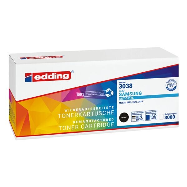 edding Toner vervangt Samsung �MLT-D116L�