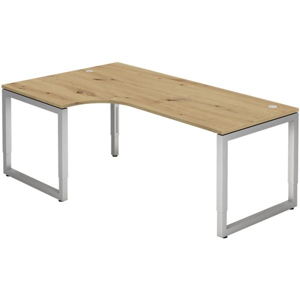 HAMMERBACHER Bureau VRS82 R-Line 200 cm, beugel-poot