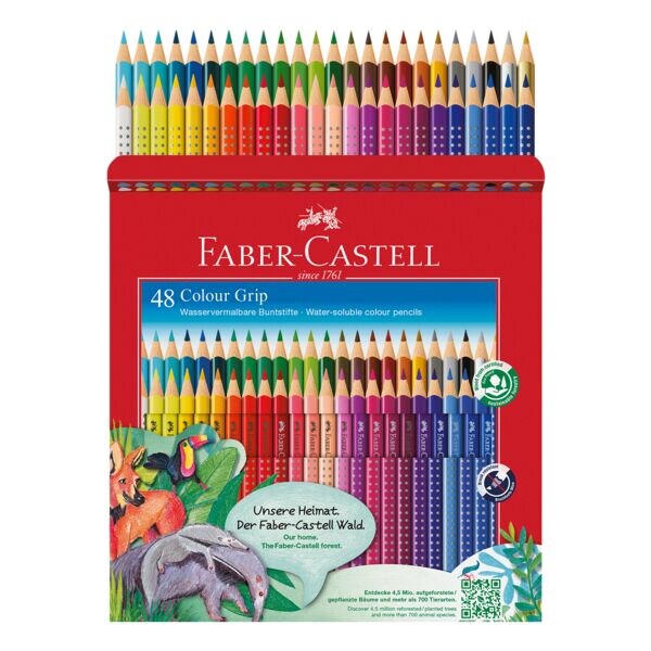 Faber-Castell Pak met 48 kleurpotloden Colour-GRIP