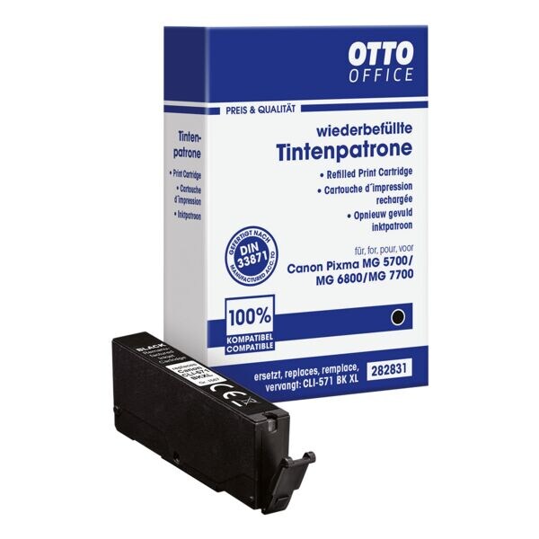OTTO Office Inktpatroon vervangt Canon CLI-571 BK XL