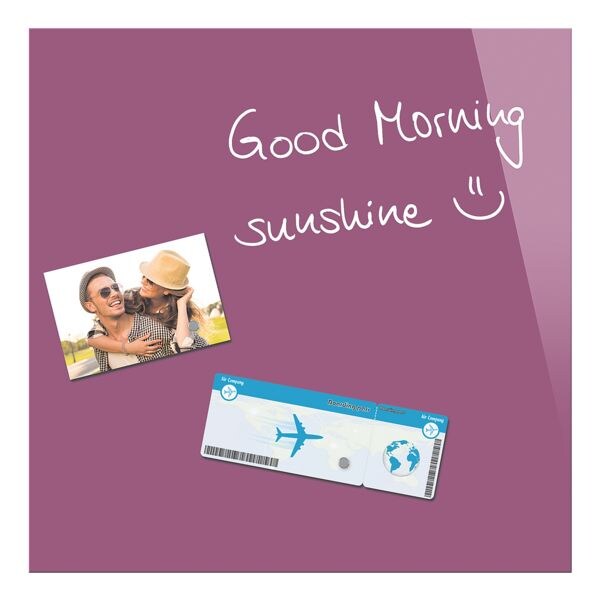 Be!Board Glas-magneetbord B11-serie, 45 x 45 cm