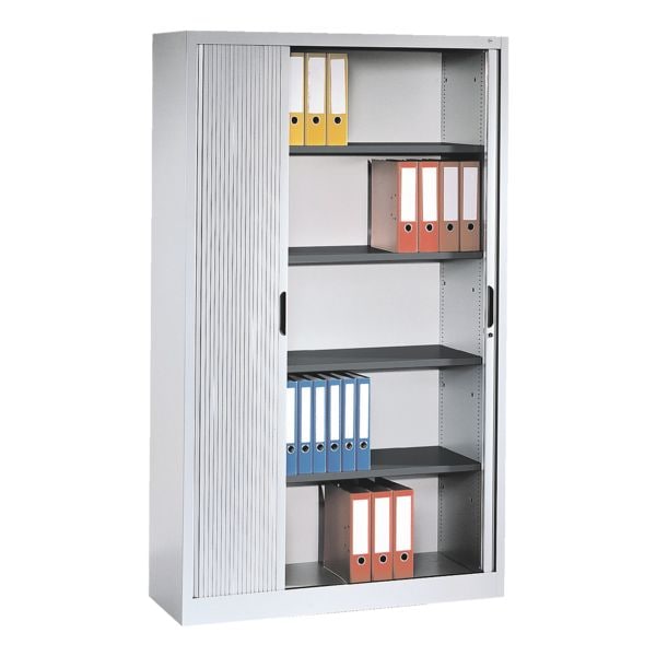 CP stalen kast Omnispace  afsluitbaar, 100 x 198 cm, roldeur, staal/ kunststof