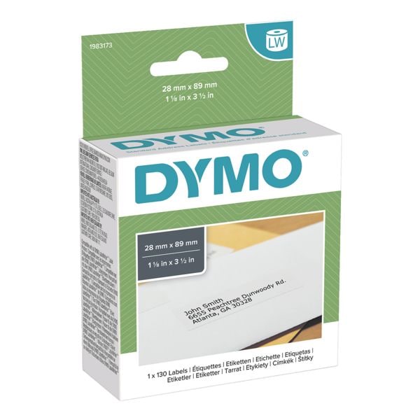 DYMO LabelWriter papieren etiketten 1983173 28 x 89 mm