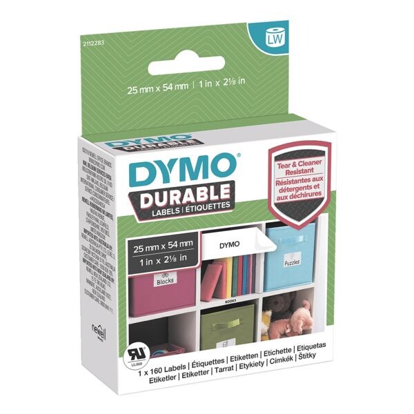 DYMO Kunststof labelprinter etiketten 2112283 25 x 54 mm