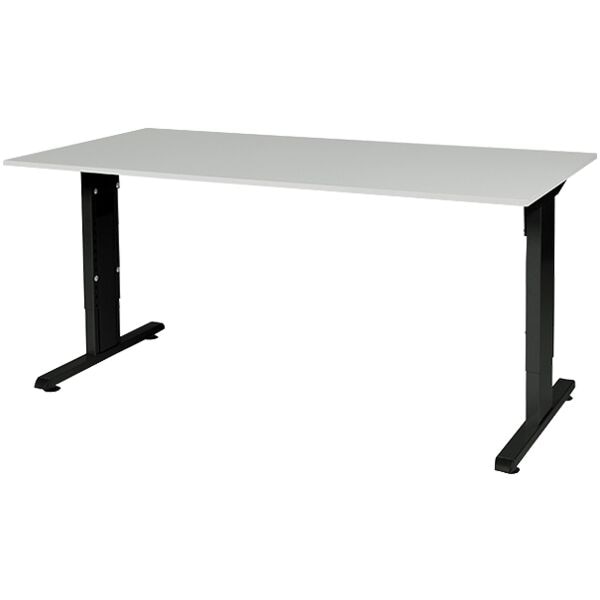 Schaffenburg Bureau Linesto 160 cm, L-onderstel zwart