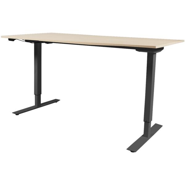 Schaffenburg Bureau Linesto 160 cm, L-onderstel zwart