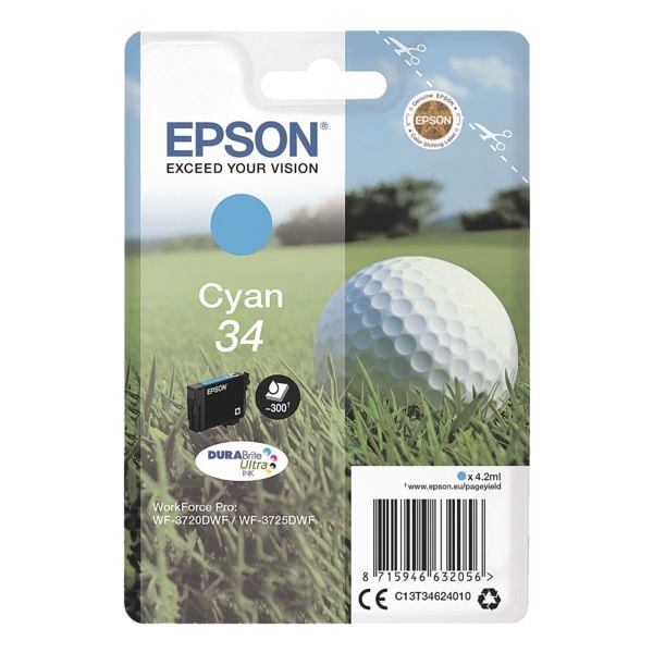 Epson Inktpatroon �34� - cyaan