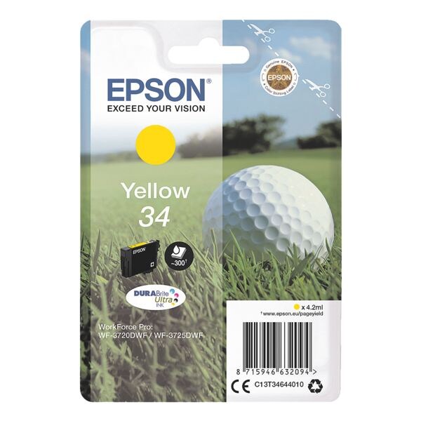 Epson Inktpatroon 34 - geel