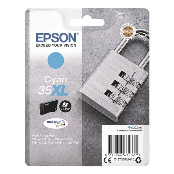 Epson Inktpatroon �35XL� - cyaan