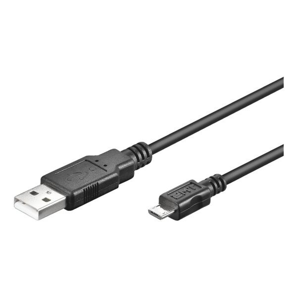 goobay USB 2.0 Hi-Speed Kabel 1,8 m zwart goobay USB 2.0 Hi-Speed Kabel 1,8 m zwart