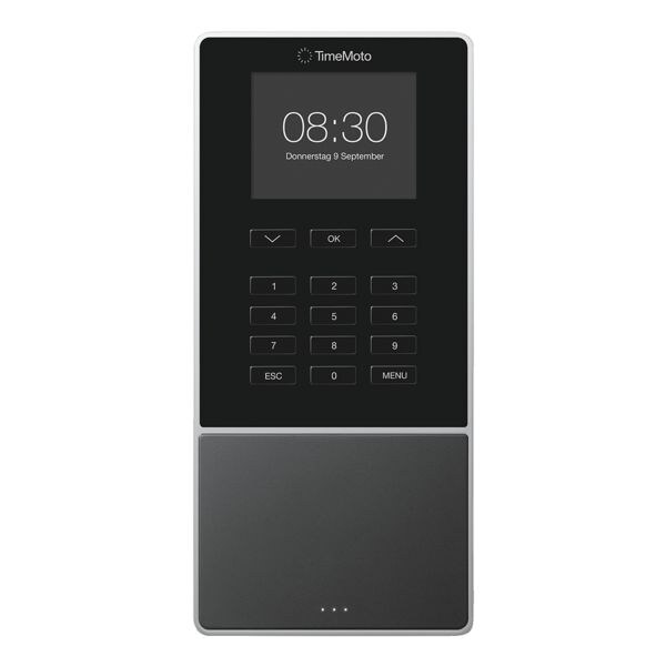 TimeMoto Tijdregistratiesysteem »TM-616« incl. TimeMoto Cloud - testversie - terminal met RFID-sensor TimeMoto Tijdregistratiesysteem »TM-616« incl. TimeMoto Cloud - testversie - terminal met RFID-sensor