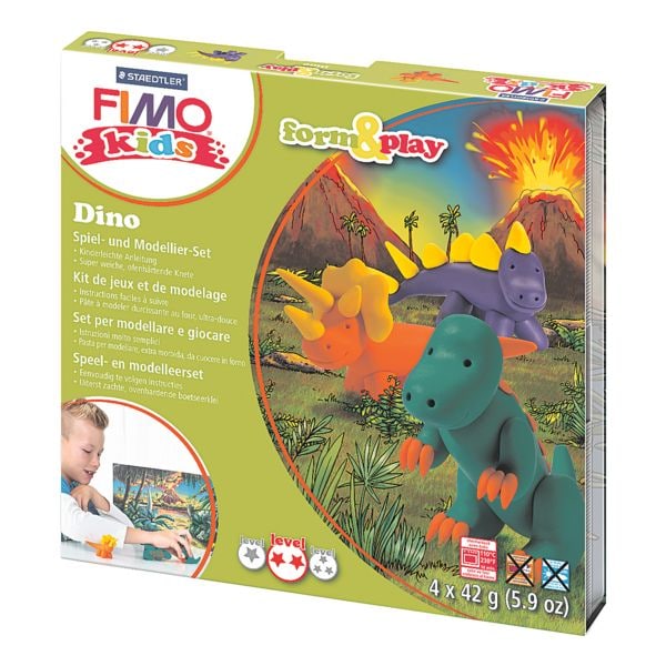 FIMO Boetseerklei FIMO Kids Dino