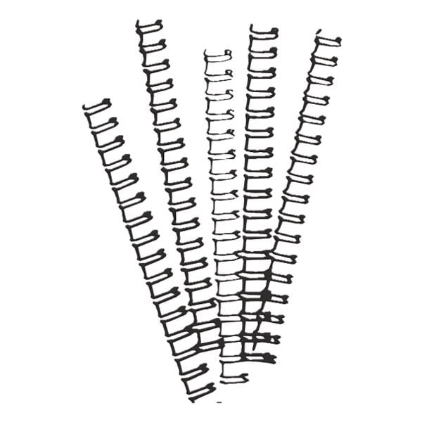 Ibico Metaaldraad inbindruggen - 21 ringen/12 mm