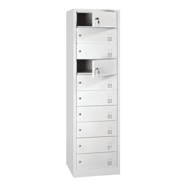 Grkan laptopkast, 1x10, staal, 50 x 180 cm
