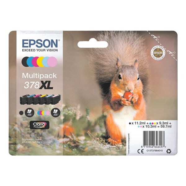 Epson Inktpatronen multipak �378XL� 6-kleurig