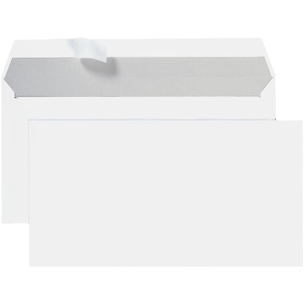 Enveloppen Steinmetz Enveloppenbox, DL+ 80 g/m zonder venster, zelfklevend met beschermstrip - 700 stuk(s)