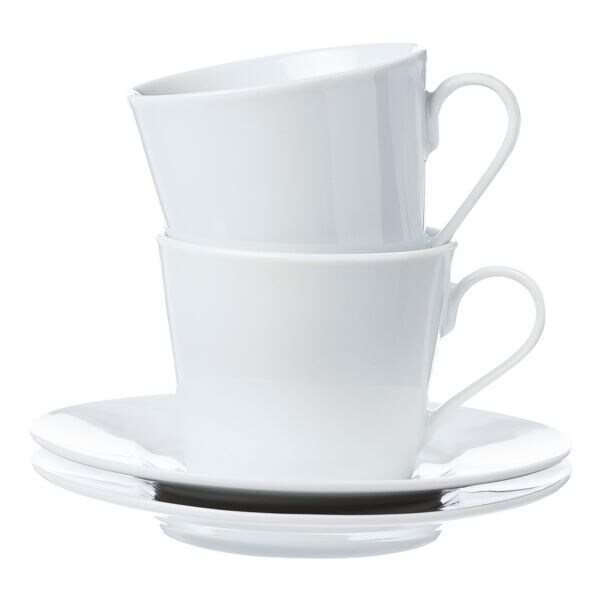 Ritzenhoff & Breker 4-delige koffiekopjesset  Bianco