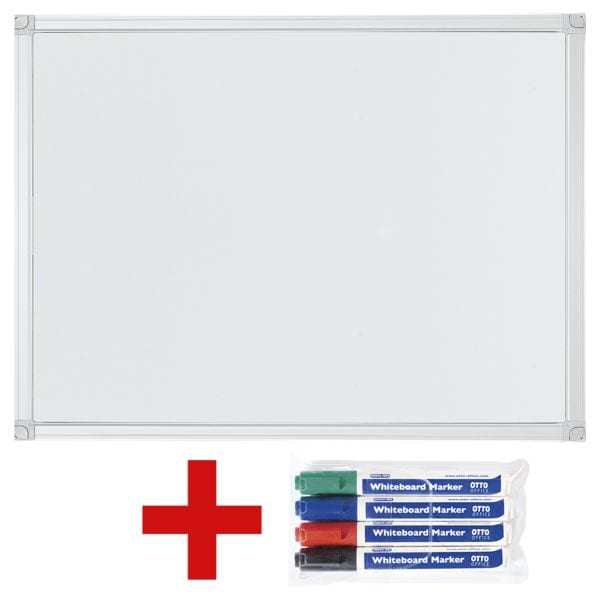 OTTO Office Whiteboard, 60x45 cm incl. Set van 4 whiteboardmarkers