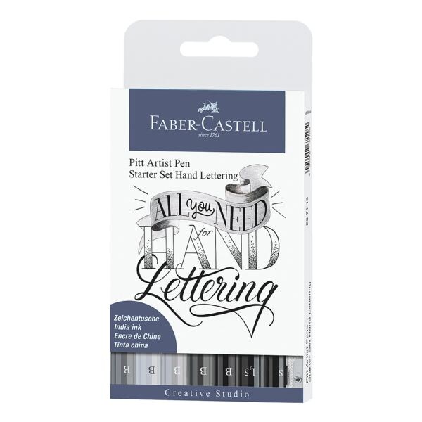 Faber-Castell Startset Pitt Artist Pen voor handlettering