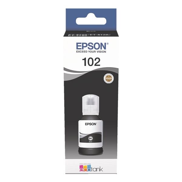 Epson Inktpatroon 102 EcoTank zwart Nr. 102