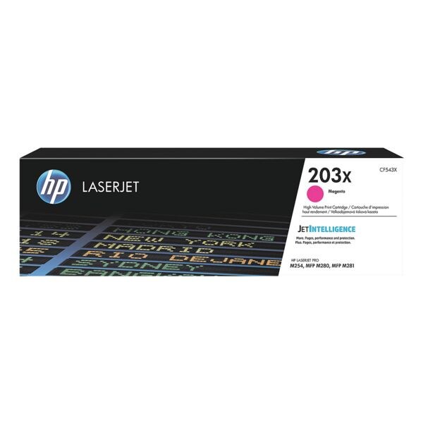 HP 203X CF543X magenta Toner 2500 blz.