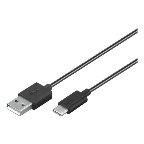 goobay USB-C laad- en synchronisatiekabel 1,0 m zwart
