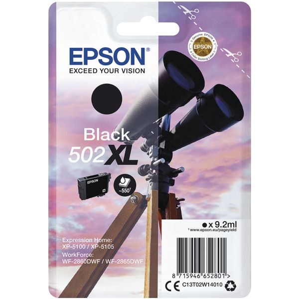 Epson Inktpatroon 502XL - zwart