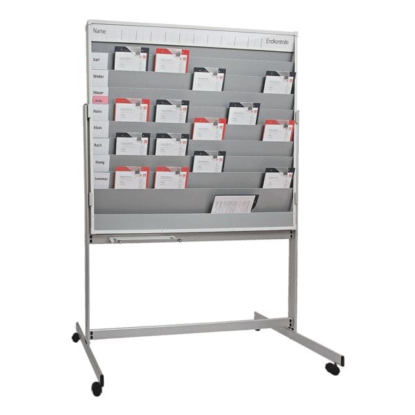EICHNER Mobiel planbord met whiteboard achterzijde