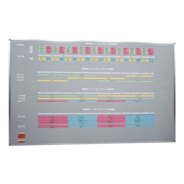EICHNER Insteekbord Visiplan 200 x 130 cm (73 rails)