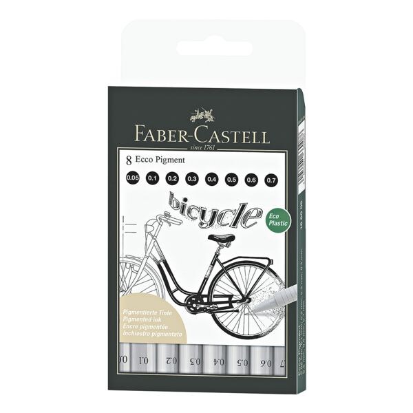 Faber-Castell pigmentliner Ecco Pigment, 0,05  - 0,7mm