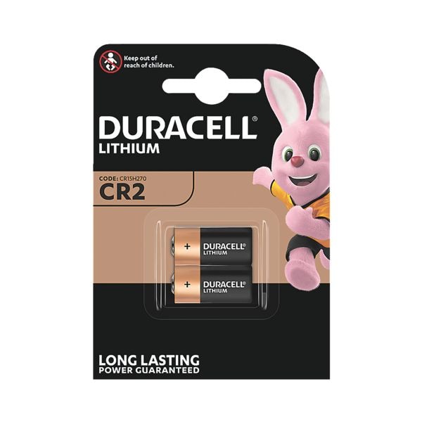 Duracell Pak met 2 fotobatterijen Photo Lithium Ultra CR2