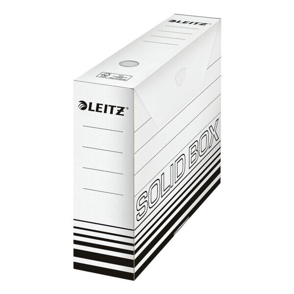 LEITZ Archiefdoos 80 mm »Solid Box 6127« - 10 stuks LEITZ Archiefdoos 80 mm »Solid Box 6127« - 10 stuks