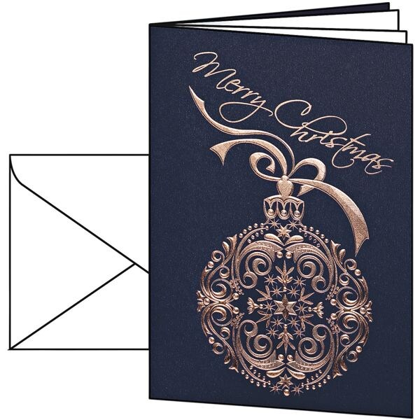 kerstkaarten SIGEL Noblesse, A6, met envelop, 10 stuk(s)