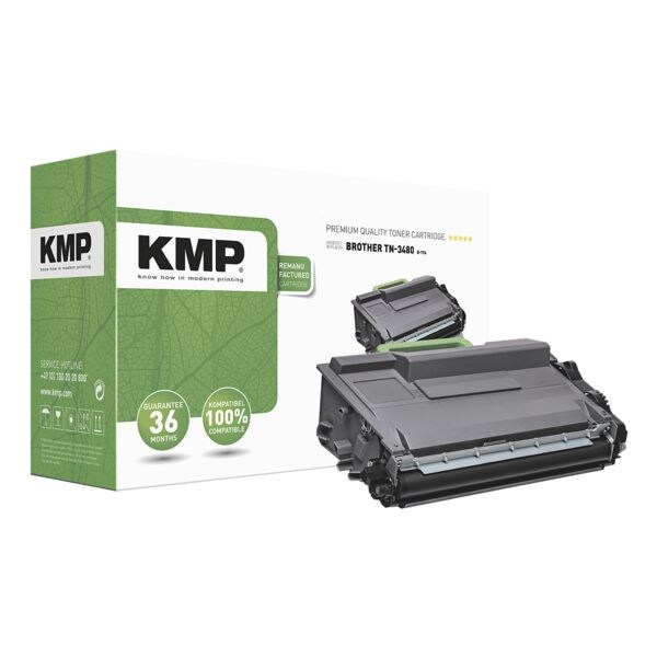 KMP Toner vervangt Brother TN-3480