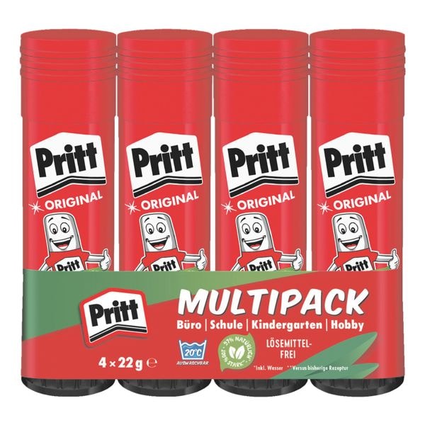 Pritt Multipak met 4 lijmstiften »Stick« 22 g Pritt Multipak met 4 lijmstiften »Stick« 22 g