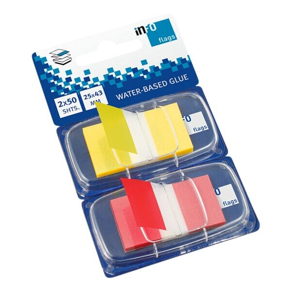 inFO Haftstreifen 25 x 43 mm, kunststof