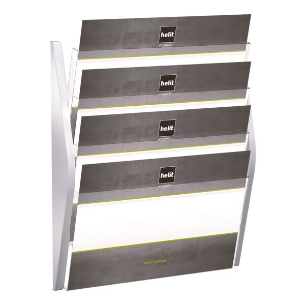 helit Wandfolderhouder the arc 4x A3 liggend
