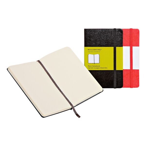 Moleskine notitieboek blanco zwart