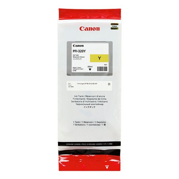 Canon Inktpatroon »2893C001« PFI-320 Y Canon Inktpatroon »2893C001« PFI-320 Y