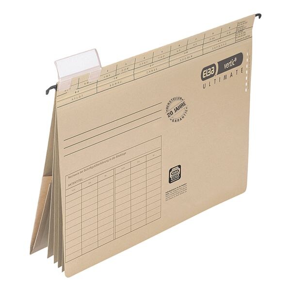 Elba Pak met 25 credit- en personeel hechtmappen vertic ULTIMATE 100082310