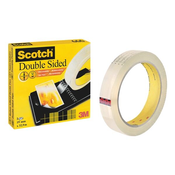 Scotch Dubbelzijdig plakband 19 mm Scotch Dubbelzijdig plakband 19 mm