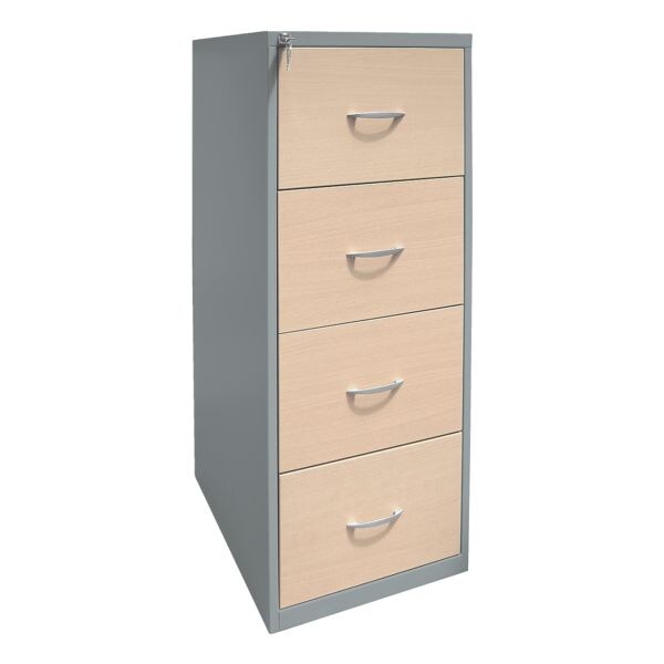 G�rkan hangmappenkast A4, 1 rij, 4 Lades